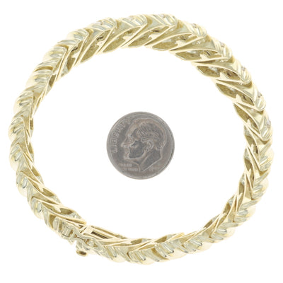 Jose Hess 3.36ctw Diamond Bracelet Yellow Gold