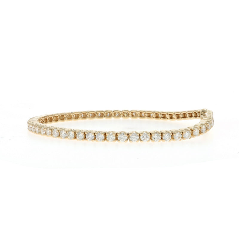 4.10ctw Diamond Bracelet Yellow Gold