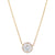 1.12ctw Diamond Pendant Necklace Yellow Gold