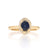 .91ctw Sapphire and Diamond Ring Yellow Gold