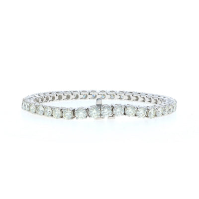 10.07ctw Diamond Bracelet White Gold