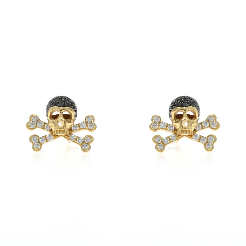 .65ctw Diamond Earrings Yellow Gold