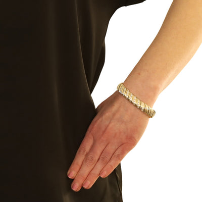 Jose Hess 3.36ctw Diamond Bracelet Yellow Gold