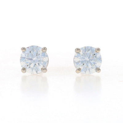 1.45ctw Diamond Earrings White Gold