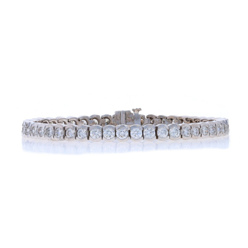 6.75ctw Diamond Bracelet White Gold