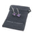 David Yurman Chatelaine Converted to drop earrings Amethyst and Diamond Earrings Sterling Silver