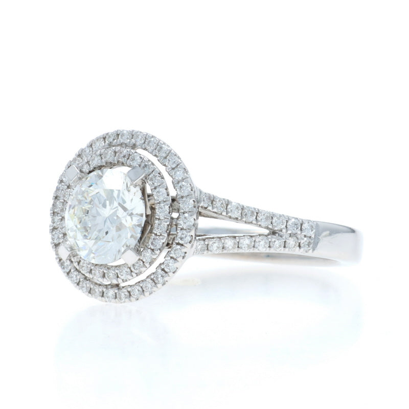 1.36ctw Diamond and Diamond Ring White Gold