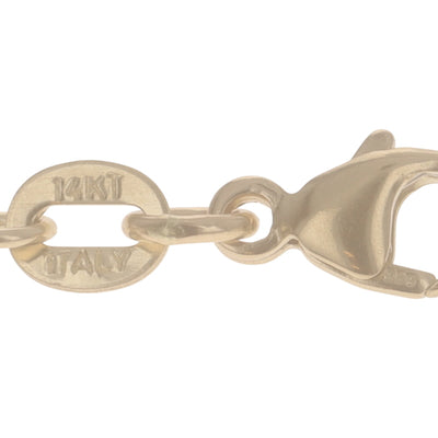 Diamond Cut Wheat Chain Necklace Yellow Gold