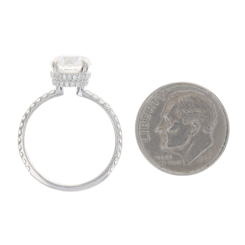 2.43ctw Diamond and Diamond Ring White Gold