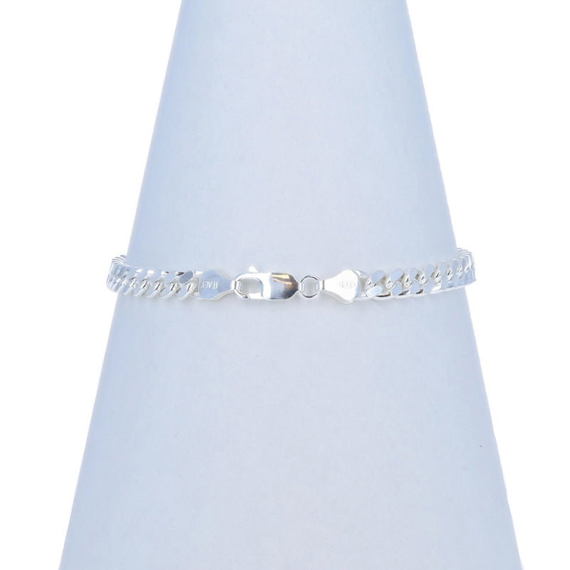 Men's Curb Bracelet Sterling Silver