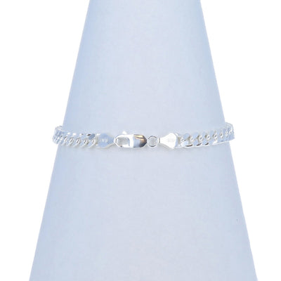 Men's Curb Bracelet Sterling Silver