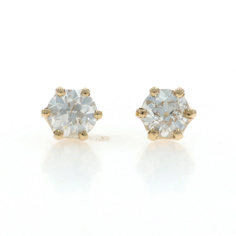 .90ctw Diamond Earrings Yellow Gold