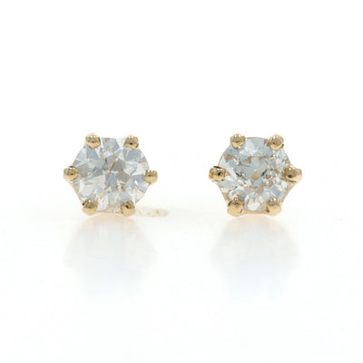 .90ctw Diamond Earrings Yellow Gold