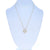 .26ctw Mother of Pearl and Diamond Pendant Necklace Yellow Gold