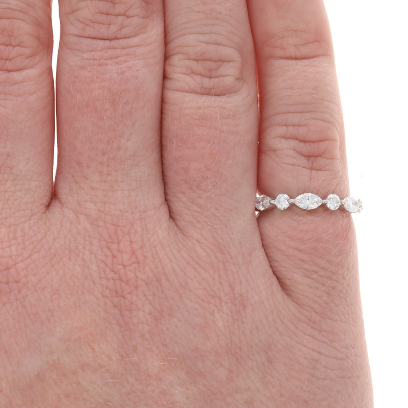 1.05ctw Diamond Band White Gold