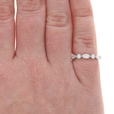 1.05ctw Diamond Band White Gold