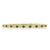 2.12ctw Emerald and Diamond Bracelet Yellow Gold