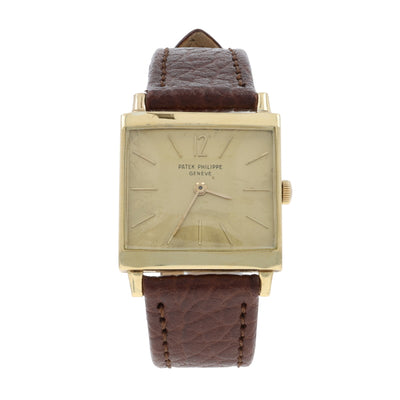 Patek Philippe Tank Calatrava Ladies Watch 3406 Yellow Gold