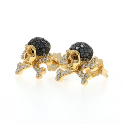 .65ctw Diamond Earrings Yellow Gold