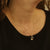 .12ctw Diamond Paperclip Chain Pendant Necklace Yellow Gold