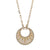 .26ctw Mother of Pearl and Diamond Pendant Necklace Yellow Gold