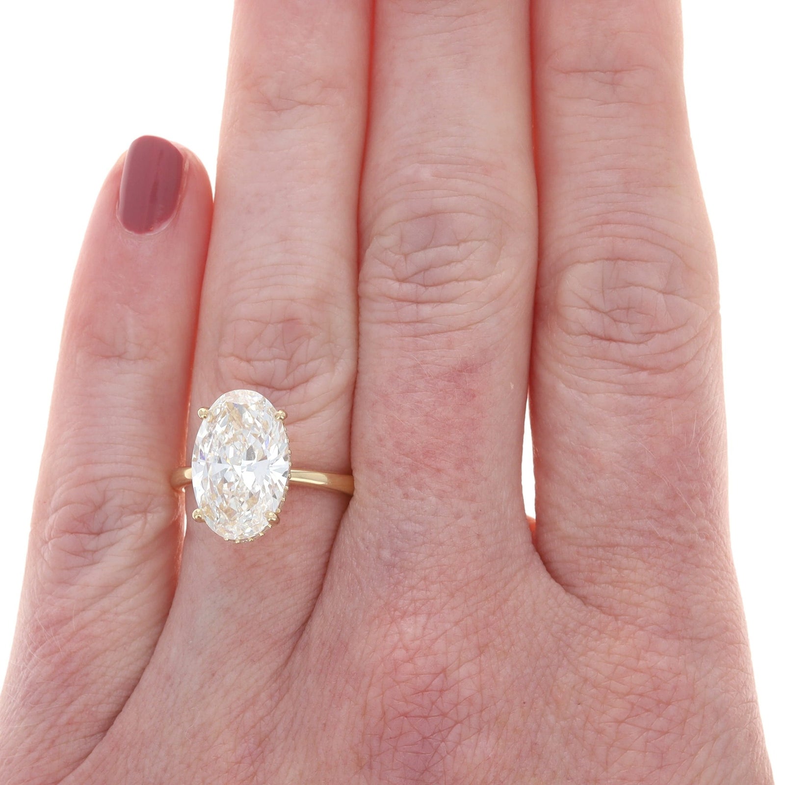 4.95ctw Diamond and Diamond Women's Ring Yellow Gold