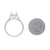 1.35ctw Diamond and Diamond Ring White Gold