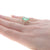 2.91ct Emerald Ring Yellow Gold