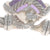 David Yurman Chatelaine Amethyst and Diamond Bracelet Sterling Silver