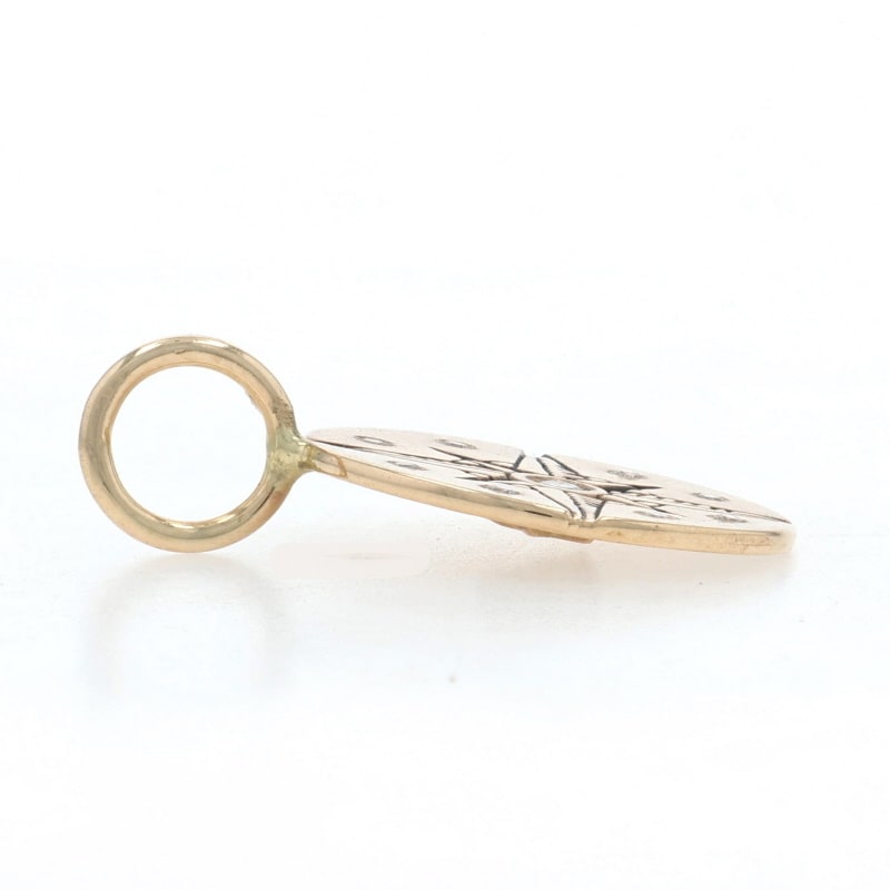 Diamond and Diamond Women's Pendant Yellow Gold