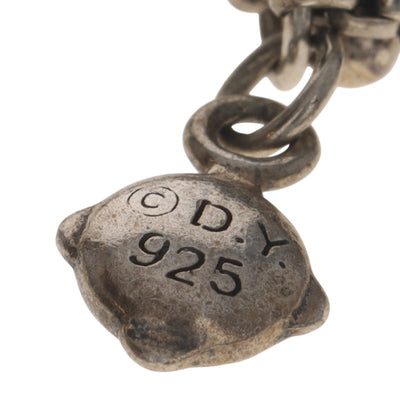 David Yurman Bijoux Quatrefoil Necklace Pearl Station Necklace Sterling Silver