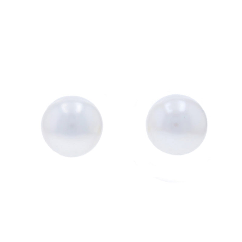 Freshwater Pearl Earrings Yellow Gold