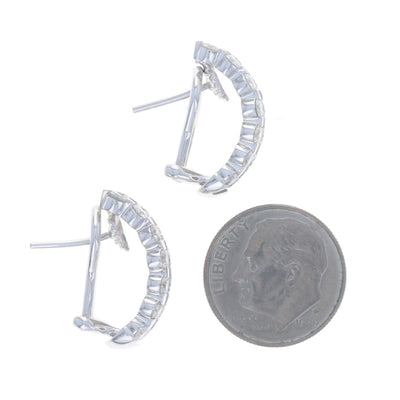 2.50ctw Diamond Earrings White Gold