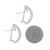 2.50ctw Diamond Earrings White Gold