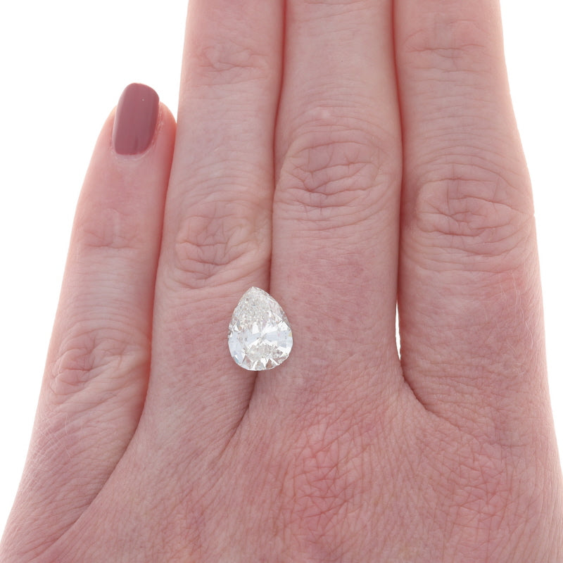 3.00ct Loose Diamond Pear Diamond GIA