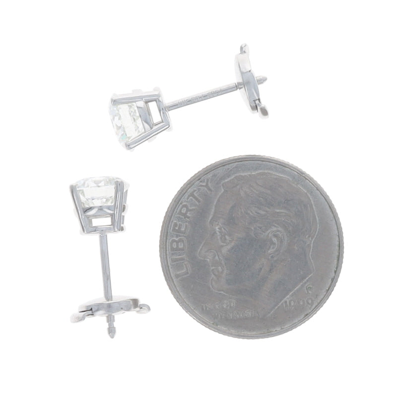 1.60ctw Diamond Earrings White Gold