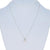 Akoya Pearl and Diamond Cable Chain Pendant Necklace White Gold