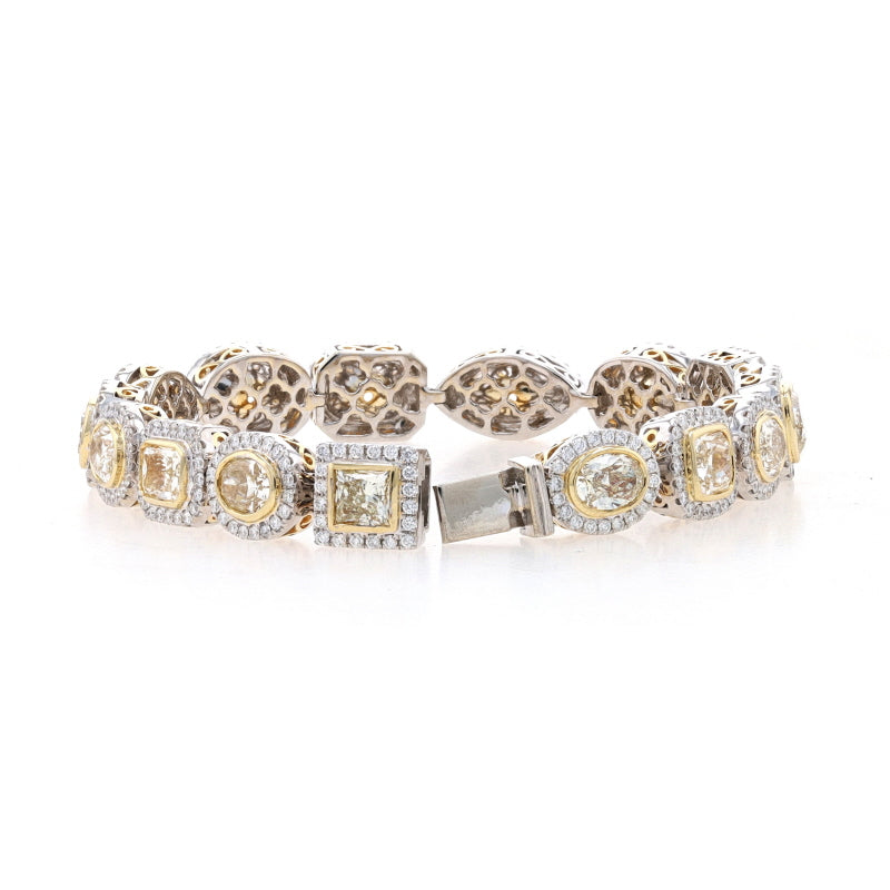19.68ctw Diamond Bracelet White Gold