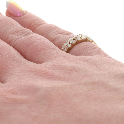 1.06ctw Diamond Band Yellow Gold