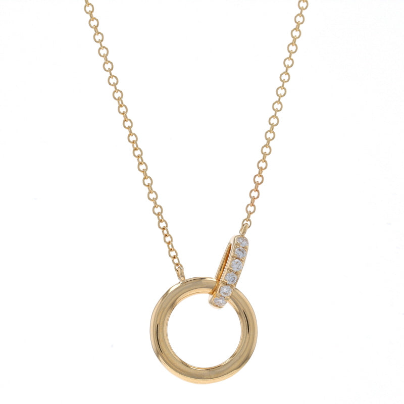 Cartier 18K Yellow Gold Love 2 Hoops Necklace – THE CLOSET