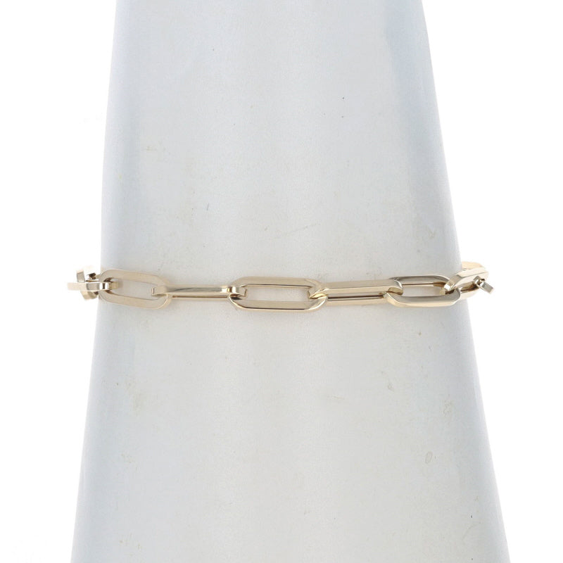 Paperclip Bracelet Yellow Gold