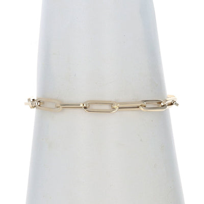 Paperclip Bracelet Yellow Gold