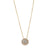 1.42ctw Diamond and Diamond Pendant Necklace Yellow Gold