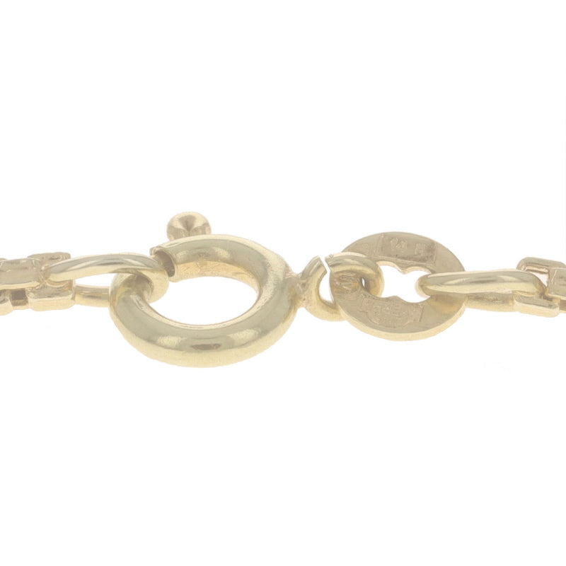 Box Chain Necklace Yellow Gold