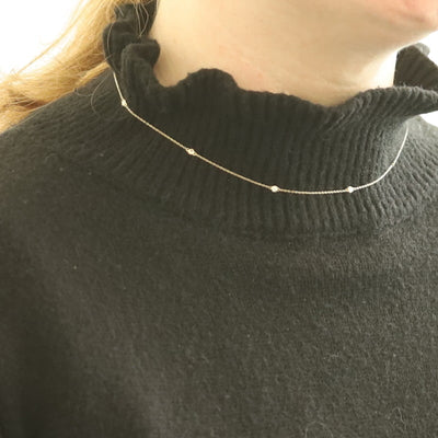 .50ctw Diamond Women's Diamond by the Yard Necklace Yellow Gold
