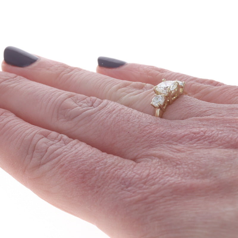 1.52ctw Diamond and Diamond Ring Yellow Gold