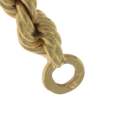 Rope Chain Necklace Yellow Gold