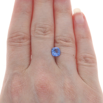 1.55ct Square Cushion Sapphire GIA