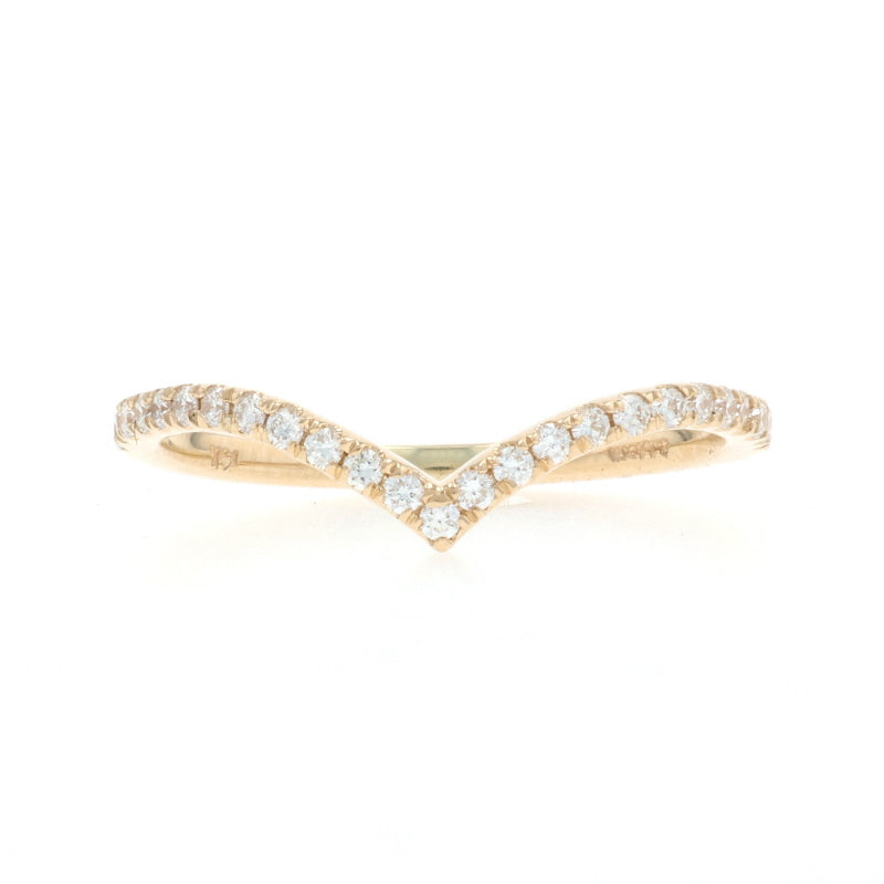 Diamond Band Yellow Gold