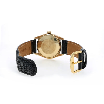 Rolex Oyster Perpetual 34 Men's Watch 1002 Yellow Gold Automatic